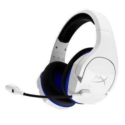 Headset Sem Fio Gamer HyperX Cloud Stinger Core, Drivers 40mm, PS5 PS4 e PC, Branco e Azul - 4P5J1AA