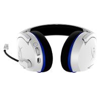 Headset Sem Fio Gamer HyperX Cloud Stinger Core, Drivers 40mm, PS5 PS4 e PC, Branco e Azul - 4P5J1AA - 5