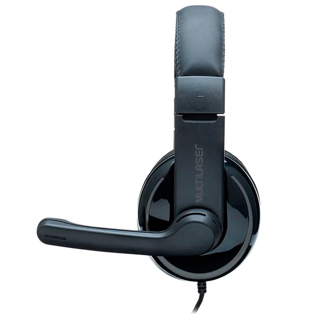 Headset Multi Pro, P2, Preto/Cinza, com Adaptador P3 - PH316 - 3