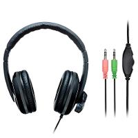 Headset Multi Pro, P2, Preto/Cinza, com Adaptador P3 - PH316 - 4