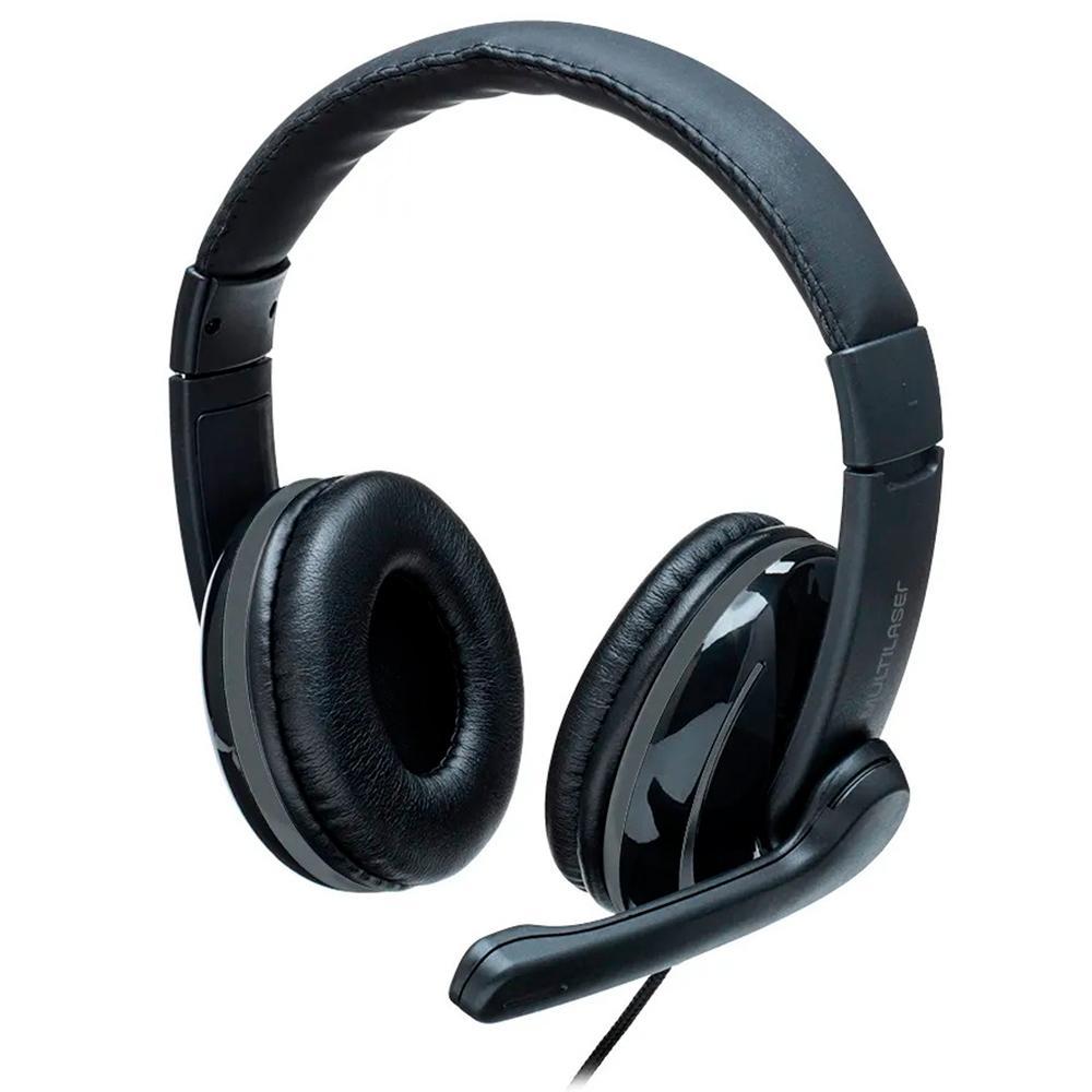 Headset Multi Pro, USB, Preto/Cinza - PH317 - 1