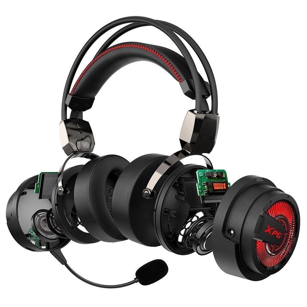 Headset Gamer XPG Precog 7.1 com Driver Duplo para PC, MAC, Notebook, Playstation, XBOX e Nintendo Switch - 7