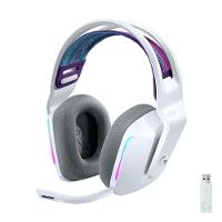 Headset Gamer Sem Fio Logitech G733 7.1 Dolby Surround RGB LIGHTSYNC, Blue VOICE para PC e PlayStation, Branco - 981-000882 - 1