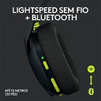 Headset Gamer Sem Fio Logitech G435, Lightspeed e Bluetooth, Dolby Atmos, USB, PC, PS4, PS5, Mobile, Drivers 40mm, Preto - 981-001049 - 5