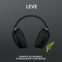 Headset Gamer Sem Fio Logitech G435, Lightspeed e Bluetooth, Dolby Atmos, USB, PC, PS4, PS5, Mobile, Drivers 40mm, Preto - 981-001049 - 10