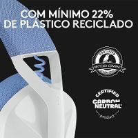 Headset Gamer Sem Fio Logitech G435, Lightspeed e Bluetooth, Dolby Atmos, USB, PC, PS4, PS5, Mobile, Drivers 40mm, Branco - 981-001073 - 3