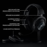 Headset Gamer Sem Fio Logitech G PRO X Wireless LIGHTSPEED 7.1 Dolby Surround, Blue VOICE, Drivers PRO-G 50 mm - 981-000906 - 7