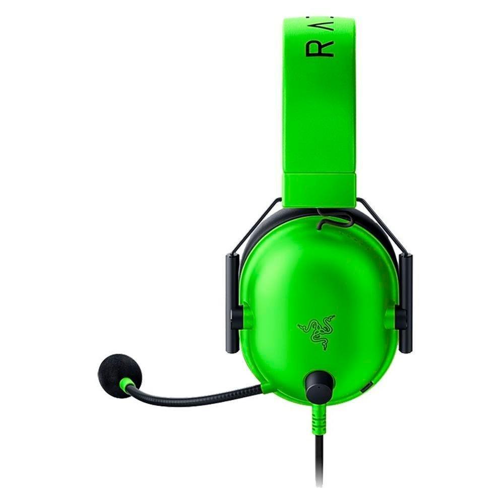Headset Gamer Razer BlackShark V2 X, Drivers 50mm, Surround 7.1, 3.5 mm, Verde - RZ04-03240600-R3U1 - 3