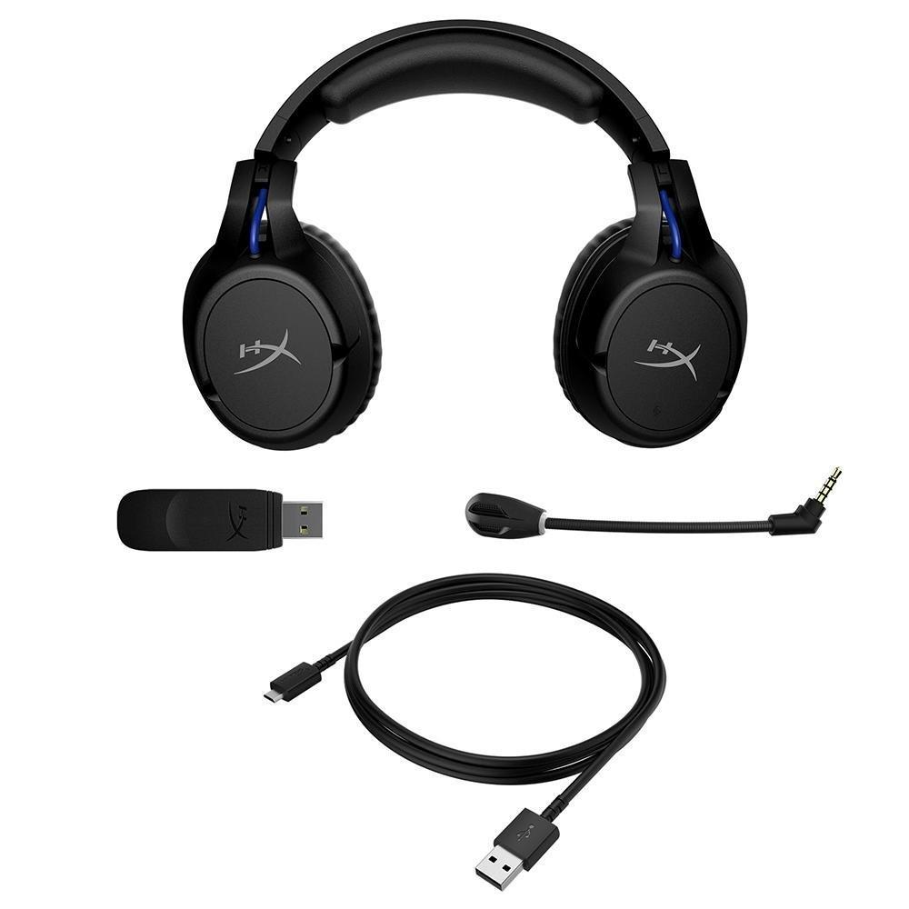 Headset Gamer Sem Fio HyperX Cloud Flight, Drivers 50mm, LED, Compatível com PS5 e PS4 - 4P5H6AA - 4