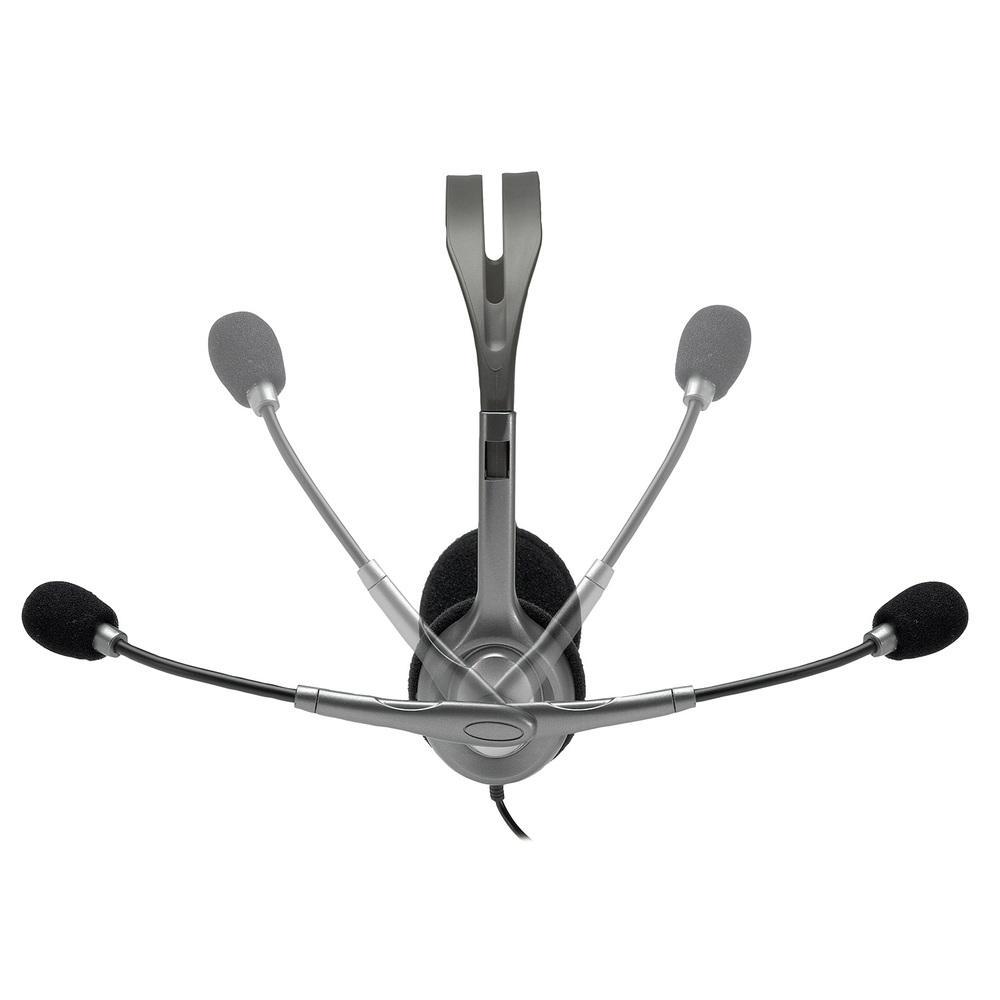 Headset com fio Logitech H111 com Microfone com Redução de Ruído e Conexão 3,5mm - 981-000612 - 5