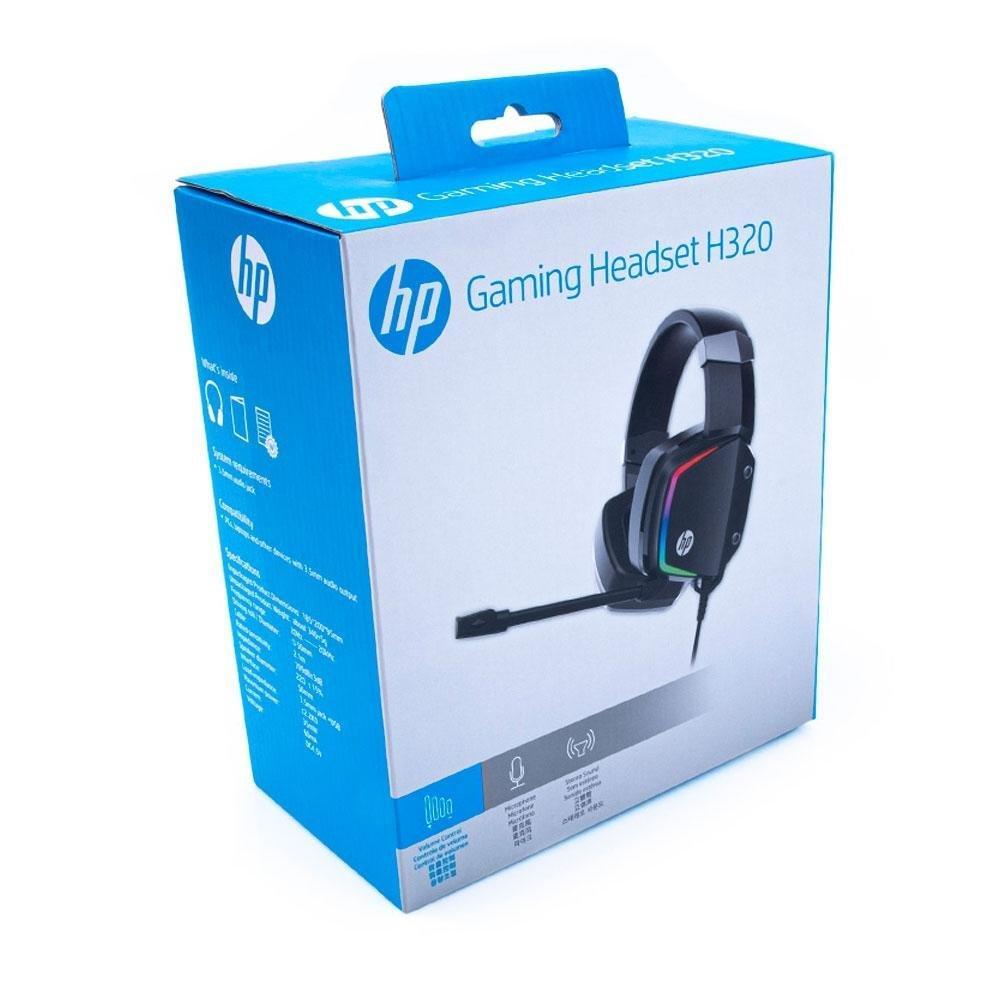 Headset Gamer HP H320, LED, Drivers 50mm - 8AA13AAUUF - 2