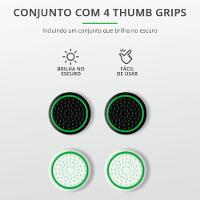 Grip de Silicone GXTrust 267 Xbox Series X/S, Antiderrapante, 4 Peças 2 Cores, Preto/Branco - 24174