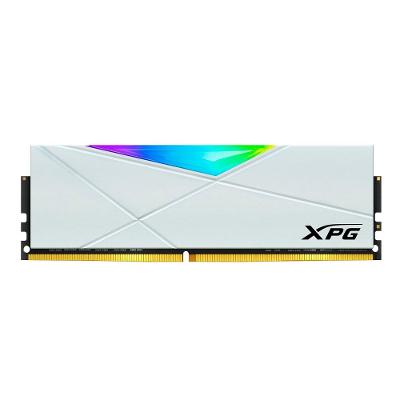 Memória RAM XPG Spectrix D50 RGB, 8GB, 3200MHz, DDR4, CL16, Branco - AX4U32008G16A-SW50