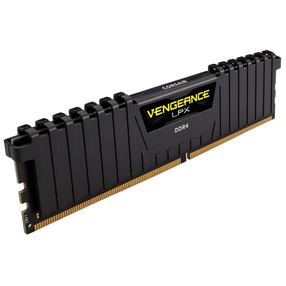 Memória RAM Corsair Vengeance LPX, 16GB (2x8GB), 3200MHz, DDR4, CL16, Black - CMK16GX4M2E3200C16 - 3