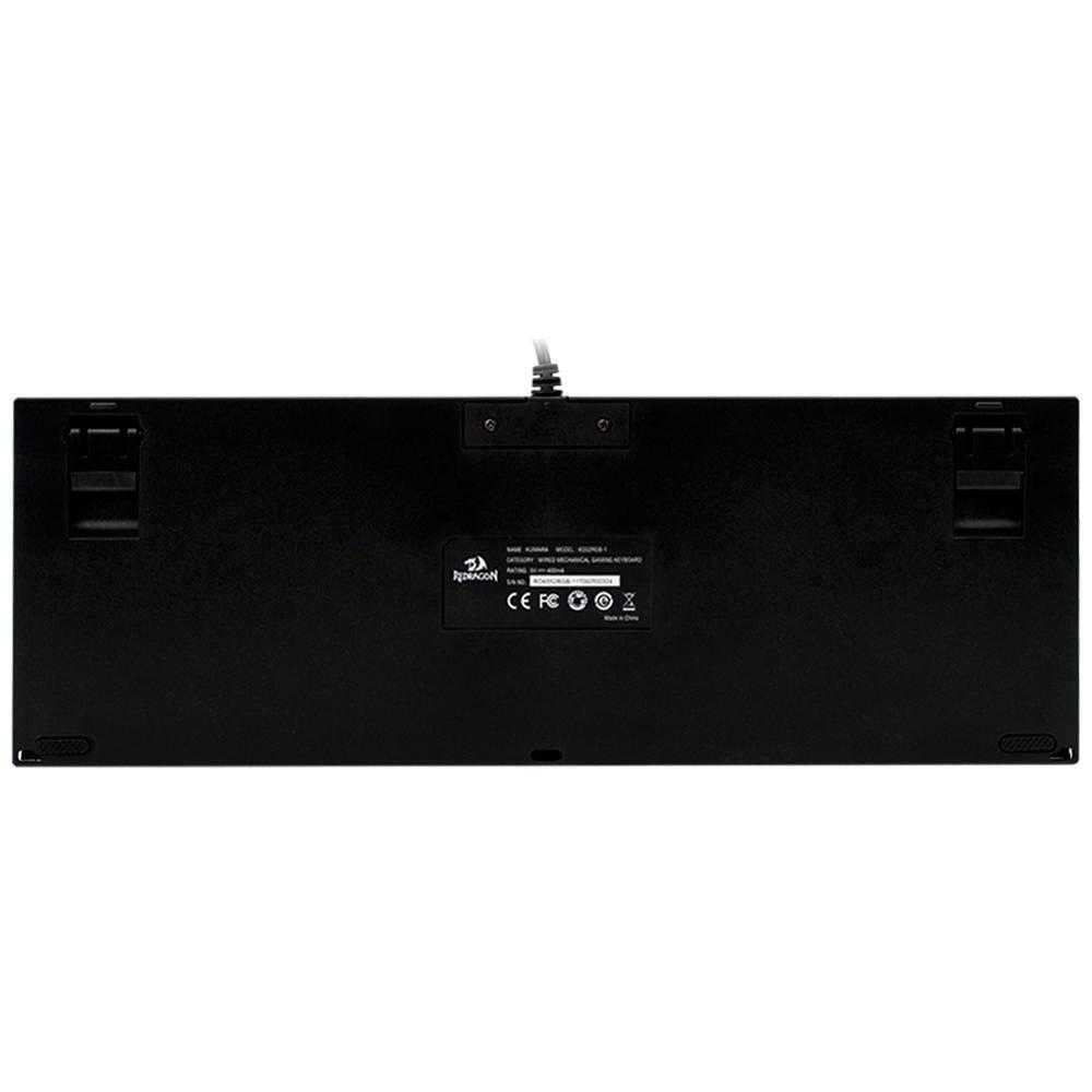 Kit Gamer Redragon Teclado Mecânico Kumara, RGB, Switch Outemu Blue, PT + Mouse Cobra M711, Chroma, 10000DPI, Preto - S118 - 7