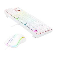 Kit Gamer Redragon RGB Headset Lamia 2 Surround 7.1  + Teclado Kumara Switch Outemu Blue + Mouse Cobra V2, 12400DPI, Branco - S125W