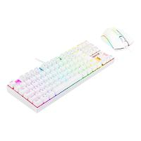 Kit Gamer Redragon RGB Headset Lamia 2 Surround 7.1  + Teclado Kumara Switch Outemu Blue + Mouse Cobra V2, 12400DPI, Branco - S125W - 5