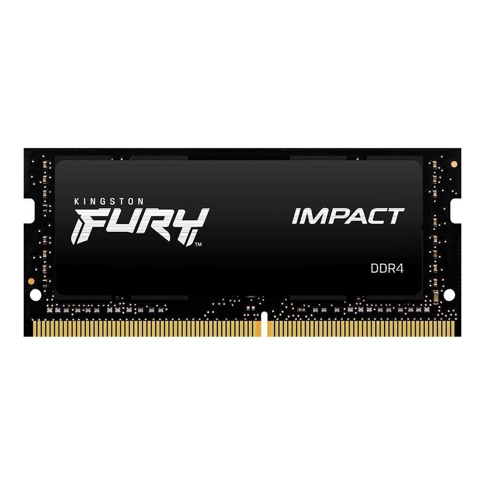 Memória RAM para Notebook Kingston Fury Impact, 16GB, 3200MHz, DDR4, CL20 - KF432S20IB/16 - 1