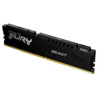 Memória RAM Kingston Fury Beast, 16GB, 5200MHz, DDR5, CL40, para Intel XMP, Preto - KF552C40BB-16 - 1