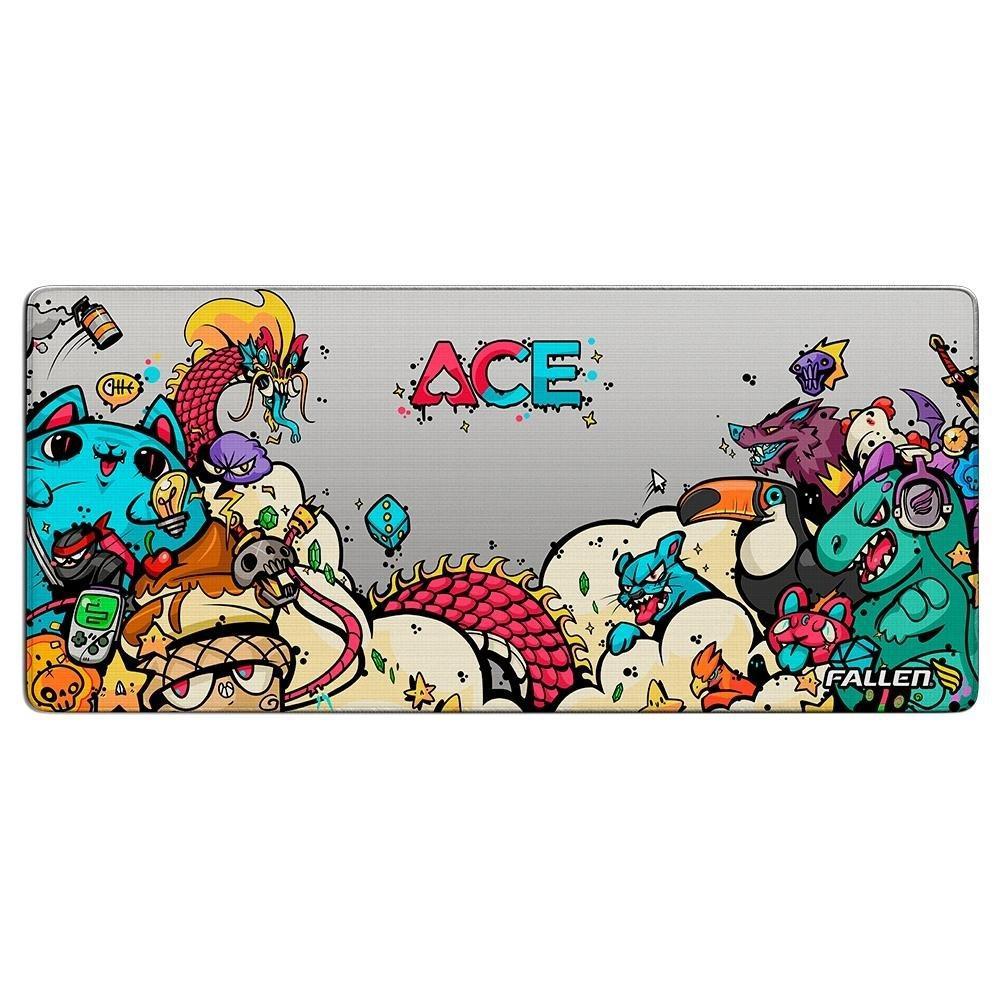 Mousepad Gamer Fallen Ace Speed+, Estendido 900x400mm - MP-FN-AC-SM-ES - 1