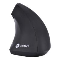 Mouse Sem Fio Vertical Ortopédico Power Fit Vinik, 1600 DPI, Recarregável, USB, Preto ? PM300 - 8