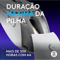 Mouse Gamer sem fio Logitech G309 LIGHTSPEED com Switches LIGHTFORCE, Sensor HERO 25K, 6 botões programáveis, Branco - 910-007206 - 5