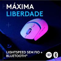 Mouse Gamer sem fio Logitech G309 LIGHTSPEED com Switches LIGHTFORCE, Sensor HERO 25K, 6 botões programáveis, Branco - 910-007206 - 8