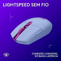 Mouse Gamer Sem Fio Logitech G305 Lightspeed, 6 Botões, 12.000 DPI, Lilás - 910-006021 - 7