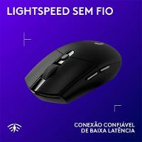Mouse Gamer Sem Fio Logitech G305 LIGHTSPEED, 12000 DPI, 6 Botões, Preto - 910-005281 - 6