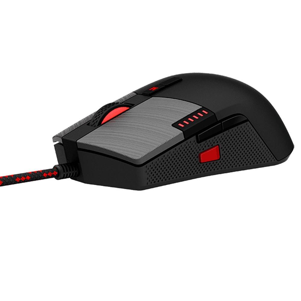 Mouse Gamer AOC Agon AGM700, RGB, 16000 DPI, 8 Botões, Preto - AGM700DRCB - 1