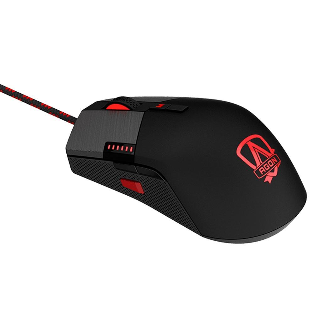 Mouse Gamer AOC Agon AGM700, RGB, 16000 DPI, 8 Botões, Preto - AGM700DRCB - 4