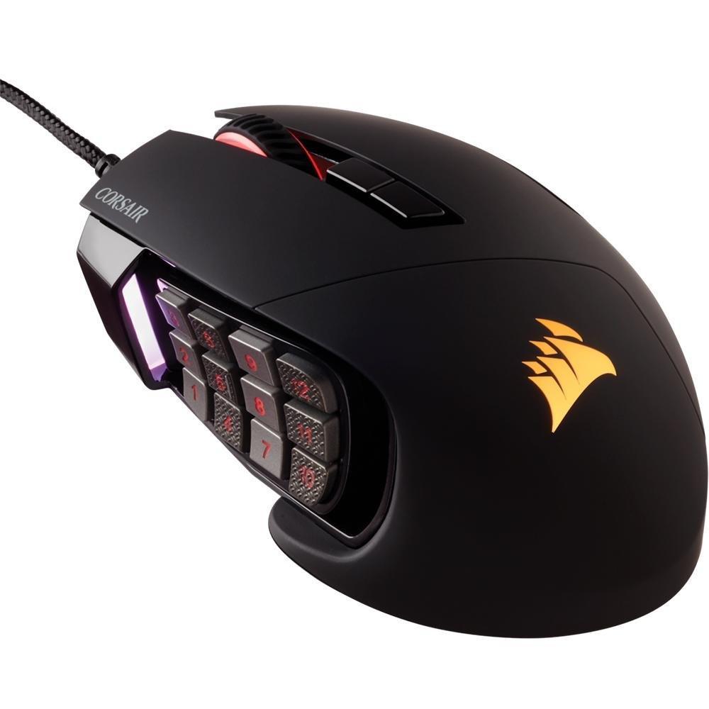 Mouse Gamer Corsair Scimitar Elite, RGB, 17 Botões, 18000DPI, Preto - CH-9304211-NA - 2