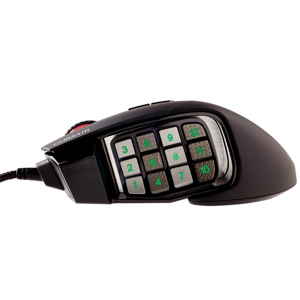 Mouse Gamer Corsair Scimitar Elite, RGB, 17 Botões, 18000DPI, Preto - CH-9304211-NA - 6