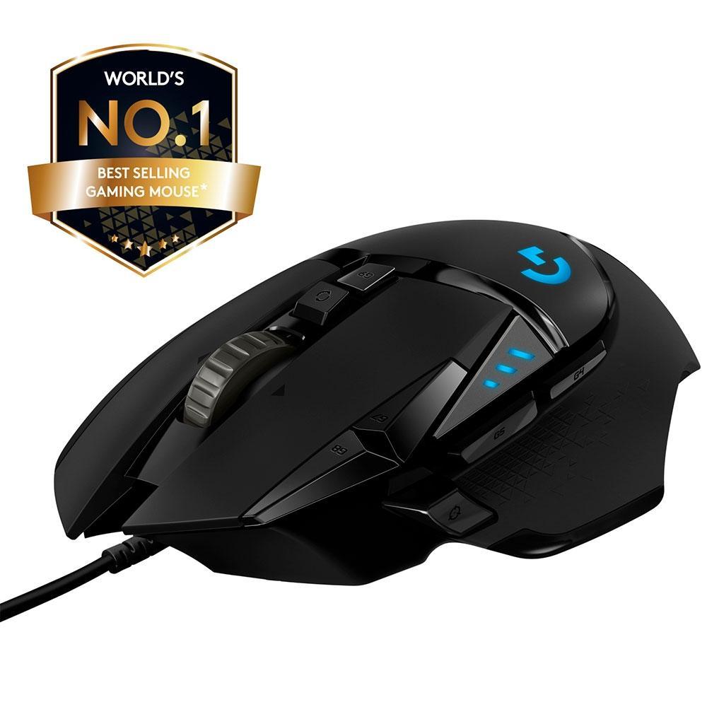 Mouse Gamer Logitech G502 HERO com RGB LIGHTSYNC, Ajustes de Peso, 11 Botões Programáveis, Sensor HERO 25K - 910-005550 - 3
