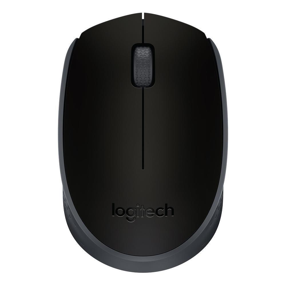Mouse sem fio Logitech M170 com Design Ambidestro Compacto, Conexão USB e Pilha Inclusa, Preto - 910-004940 - 1