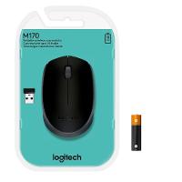 Mouse sem fio Logitech M170 com Design Ambidestro Compacto, Conexão USB e Pilha Inclusa, Preto - 910-004940 - 3