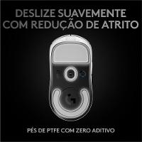 Mouse Sem Fio Gamer Logitech G PRO X Superlight, Lightspeed, 25000 DPI, 5 Botões, Branco - 910-005941 - 7