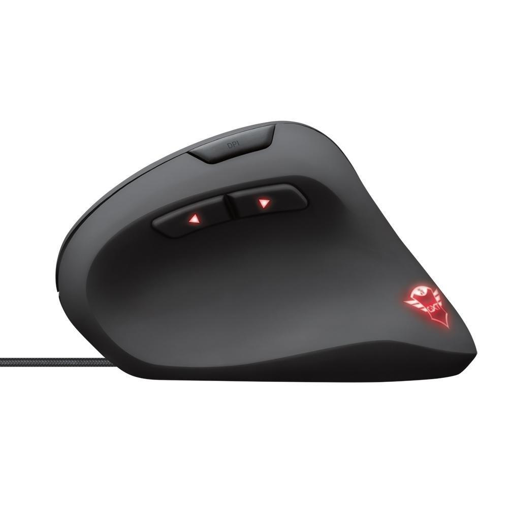 Mouse Gamer GXTrust 144 REXX, Design Vertical, RGB, 6 Botões, 10K DPI, USB, Preto - 22991 - 6