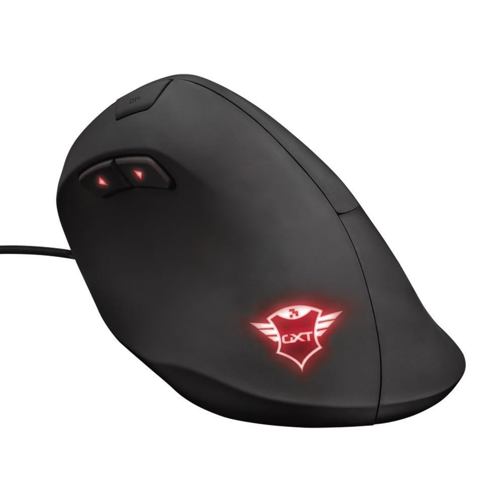Mouse Gamer GXTrust 144 REXX, Design Vertical, RGB, 6 Botões, 10K DPI, USB, Preto - 22991 - 7