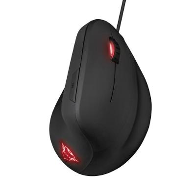 Mouse Gamer GXTrust 144 REXX, Design Vertical, RGB, 6 Botões, 10K DPI, USB, Preto - 22991