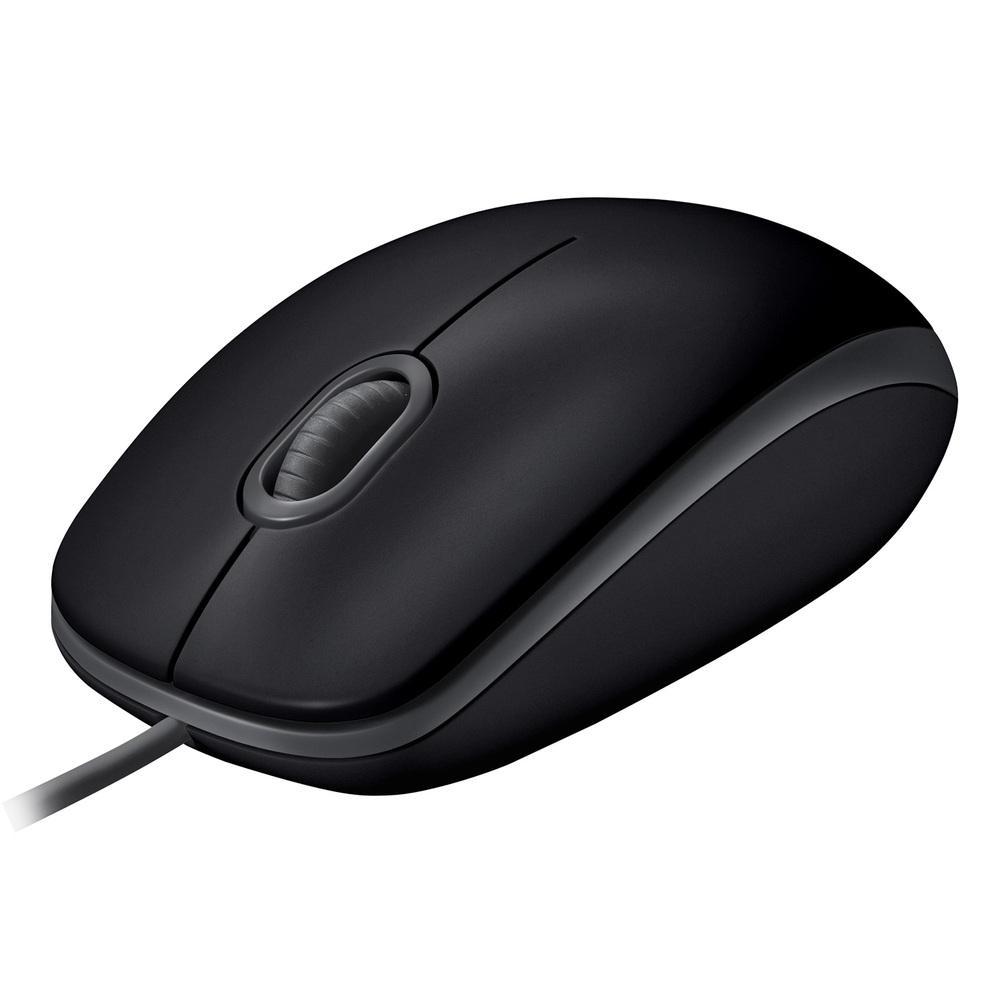 Mouse com fio USB Logitech M110 com Clique Silencioso, Design Ambidestro e Facilidade Plug and Play, Preto - 910-006756 - 3