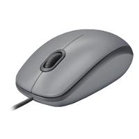 Mouse com fio USB Logitech M110 com Clique Silencioso, Design Ambidestro e Facilidade Plug and Play, Cinza - 910-006757 - 3