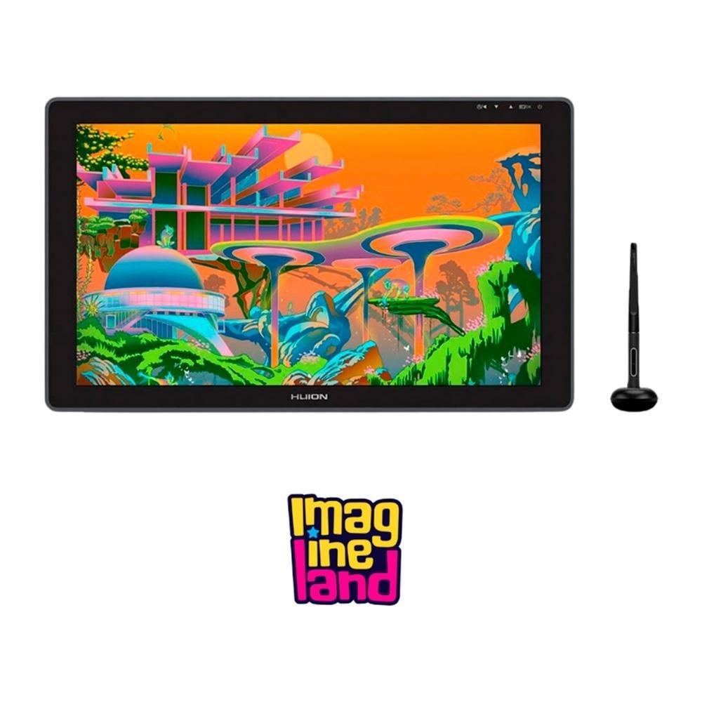 Mesa Digitalizadora Huion Kamvas Plus 22", Tela Full HD, Caneta PenTech 3.0, 8192 Níveis de Pressão, com Luva de Desenho, Preto - GS2202 - 2