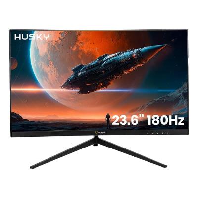 Monitor Gamer Husky Snow 23.6 LED Full HD, Curvo, 180Hz, 1ms, HDMI e DisplayPort, 99% sRGB, Adaptive Sync, Ajuste de Ângulo - HGMT000