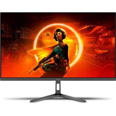 Monitor Gamer AOC 24", Full HD, 180Hz, 1ms, IPS, DisplayPort e HDMI, FreeSync, HDR, Preto - 24G30E