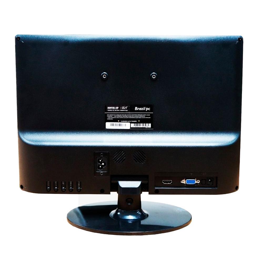 Monitor Brazil PC 15.4 HD LED, HDMI/VGA, Ajuste de Ângulo - 15BPC-KAN - 2
