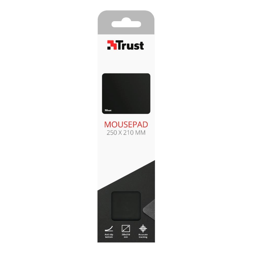 Mousepad Trust Médio (250x210mm), Superfície Otimizada, Antiderrapante, Preto - 24193 - 6