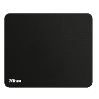 Mousepad Trust Médio (250x210mm), Superfície Otimizada, Antiderrapante, Preto - 24193