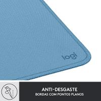 Mousepad Studio Series Logitech Portátil, 230x200mm, Antiderrapante, Resistente a Derramamentos, Azul - 956-000038 - 5