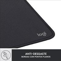Mousepad Studio Series Logitech Portátil, 230x200mm, Antiderrapante, Resistente a Derramamentos, Grafite - 956-000035 - 5